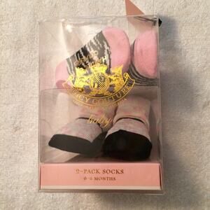 NWT Juicy Couture Infant Socks